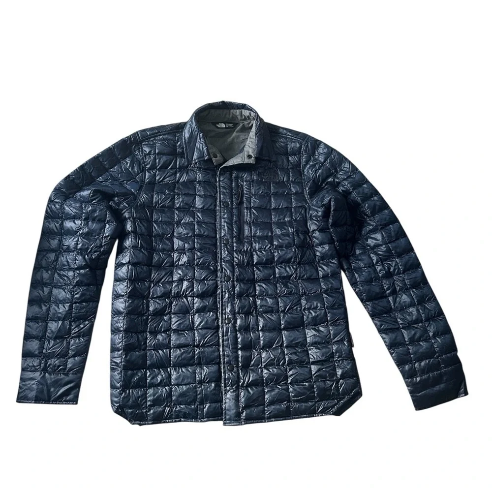 The North Face Summit Navy ThermoBall Reyes Puffer Jacket Mens Small NWOT